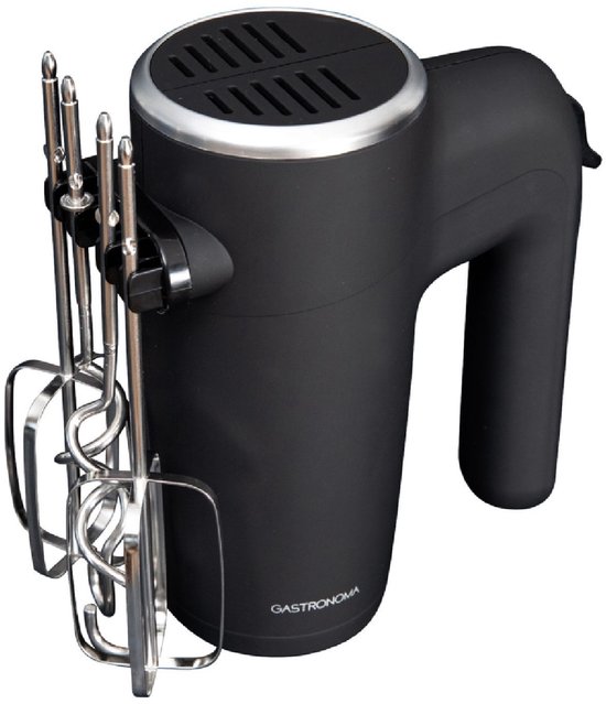 Gastronoma Handmixer - 500W - 6 snelheden en turbofunctie - 18200002 - Zwart van Gastronoma — afbeelding 5