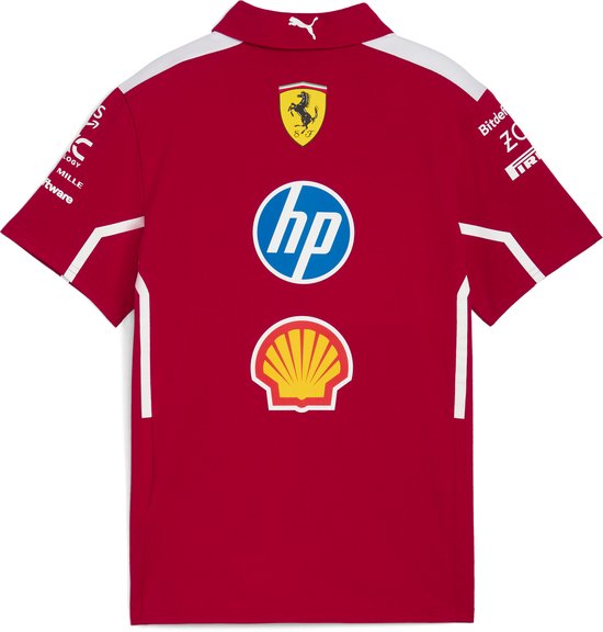 Ferrari Teamline Polo XXL - Lewis Hamilton - Charles LeClerc - Formule 1 van Ferrari — afbeelding 2