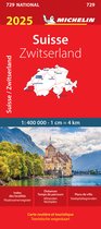 Nationale kaarten Michelin - Michelin 729 Zwitserland 2025