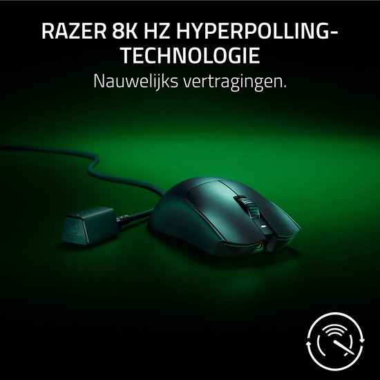 Razer Viper V3 Pro - Draadloze Gaming Muis - 35.000 DPI - Symmetrisch - Optische Switches - Zwart