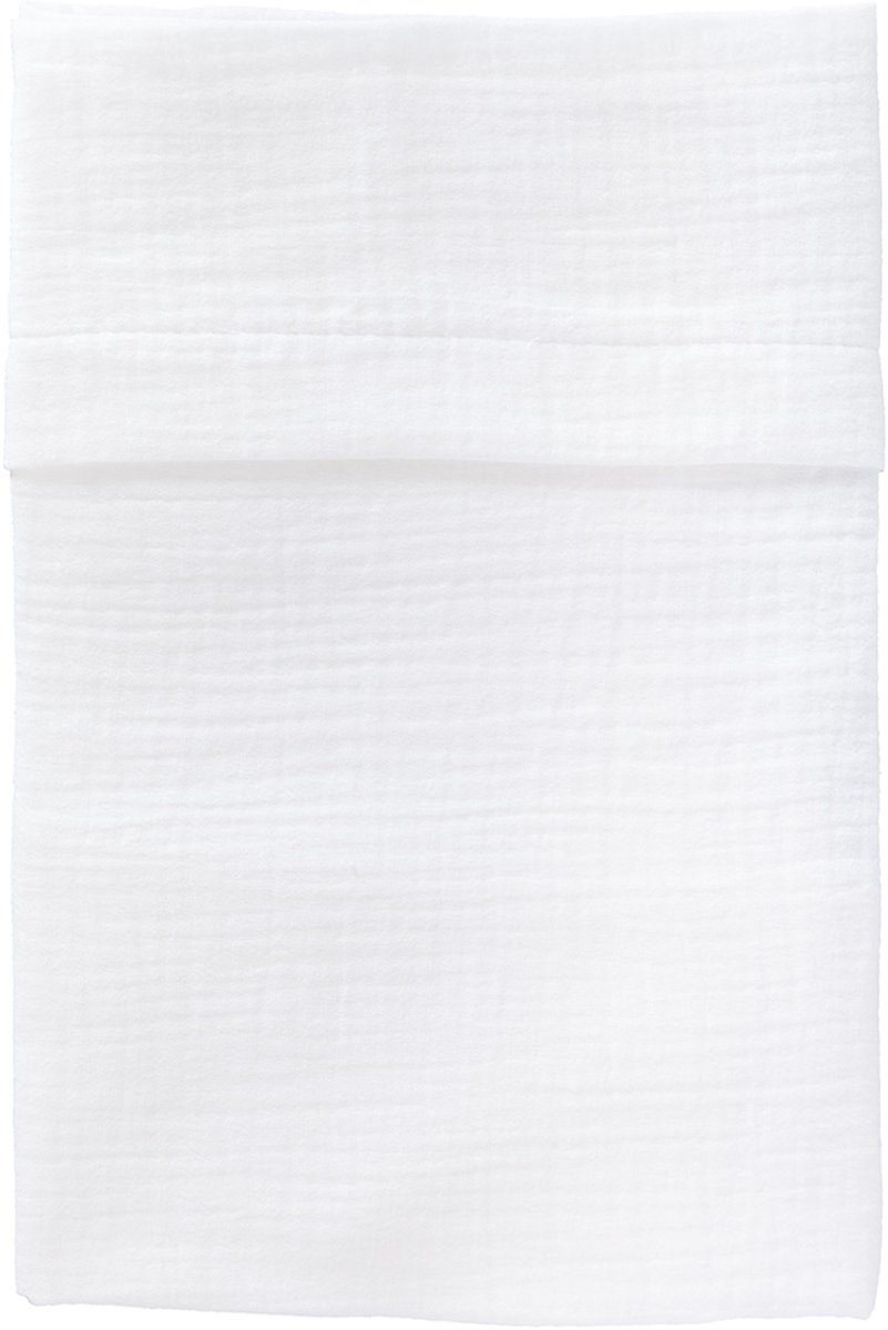 Cottonbaby wieglaken - Cottonsoft - wit - 75x90 cm