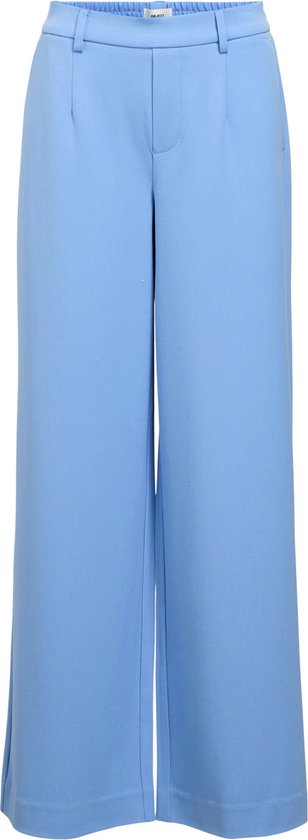 Object Objlisa Wide Pant Broeken Dames - Blauw - Maat 38