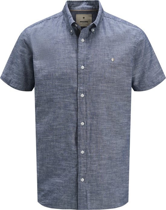 JACK&JONES PLUS JPRBLUSUMMER SHIELD S/S SHIRT PLS Heren Overhemd - Maat EU2XL US1L