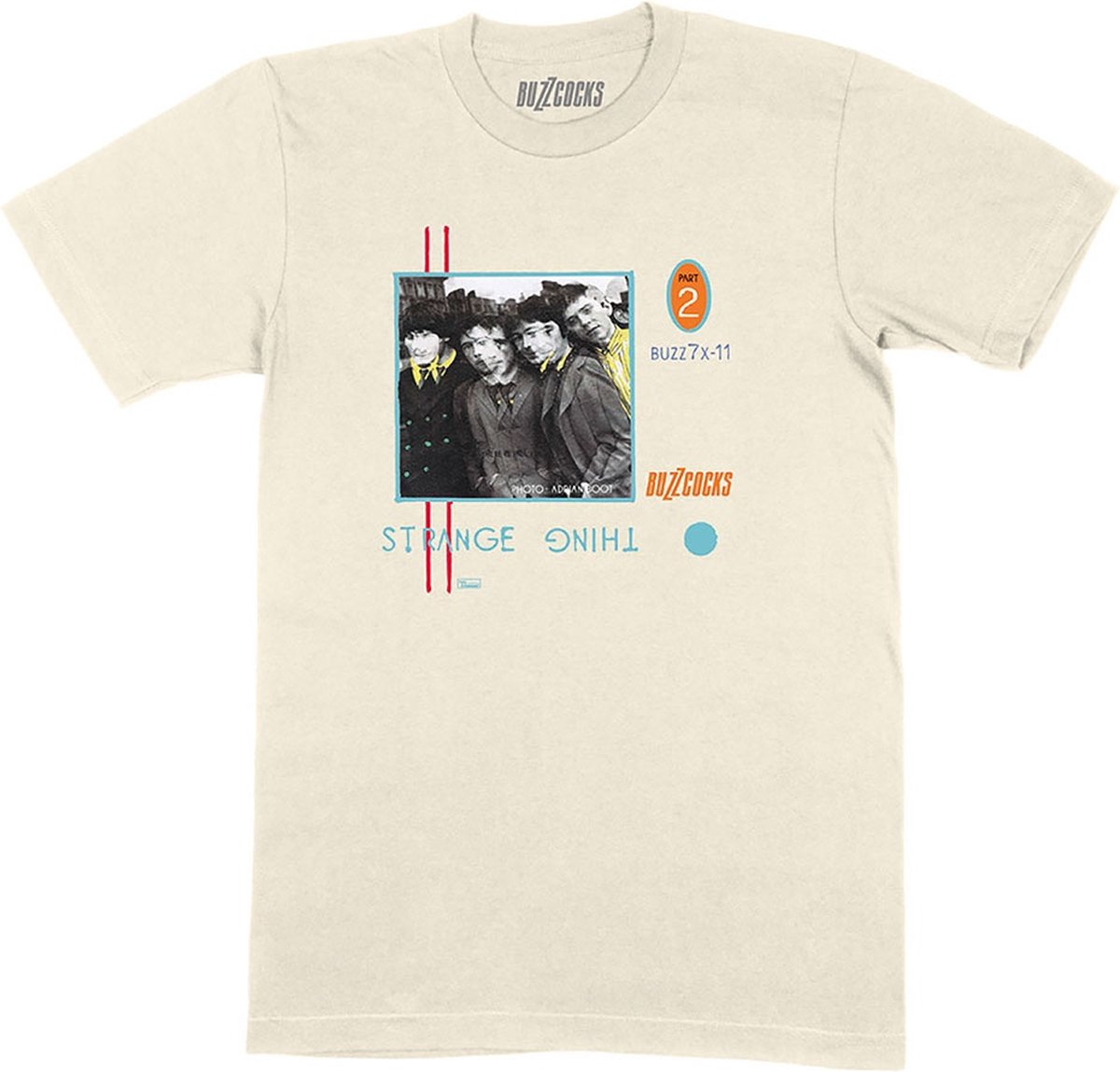 Buzzcocks - Strange Thing Heren Tshirt - L - Creme