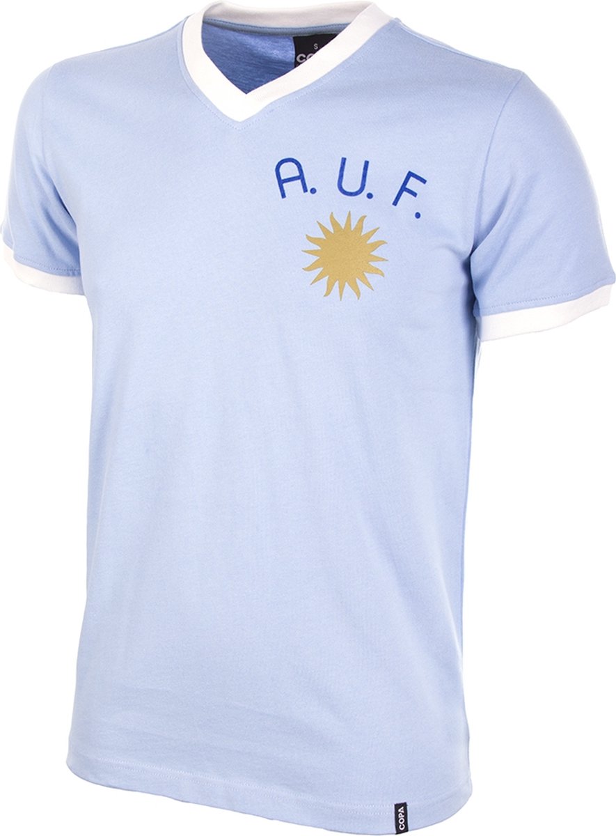 COPA - Uruguay 1970's Retro Voetbalshirt - Heren - Blauw - S