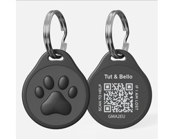 Zwarte Hondenpenning met QR-code: Gemoedsrust voor jou, veiligheid voor je huisdier! Direct contact bij vermissing, altijd up-to-date en veilig. Duurzaam, stijlvol en eenvoudig in gebruik. *Jouw huisdier verdient de beste bescherming!