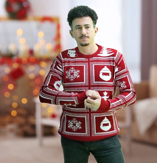 Pull De Noël Pour Homme Taille L - Occasion En Très Bon état