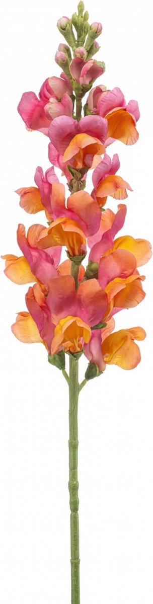 Fleurdirect Kunstbloem Antirrhinum - Polyester - Oranje/Roze - 0 x 78 x 0 cm (BxHxD)