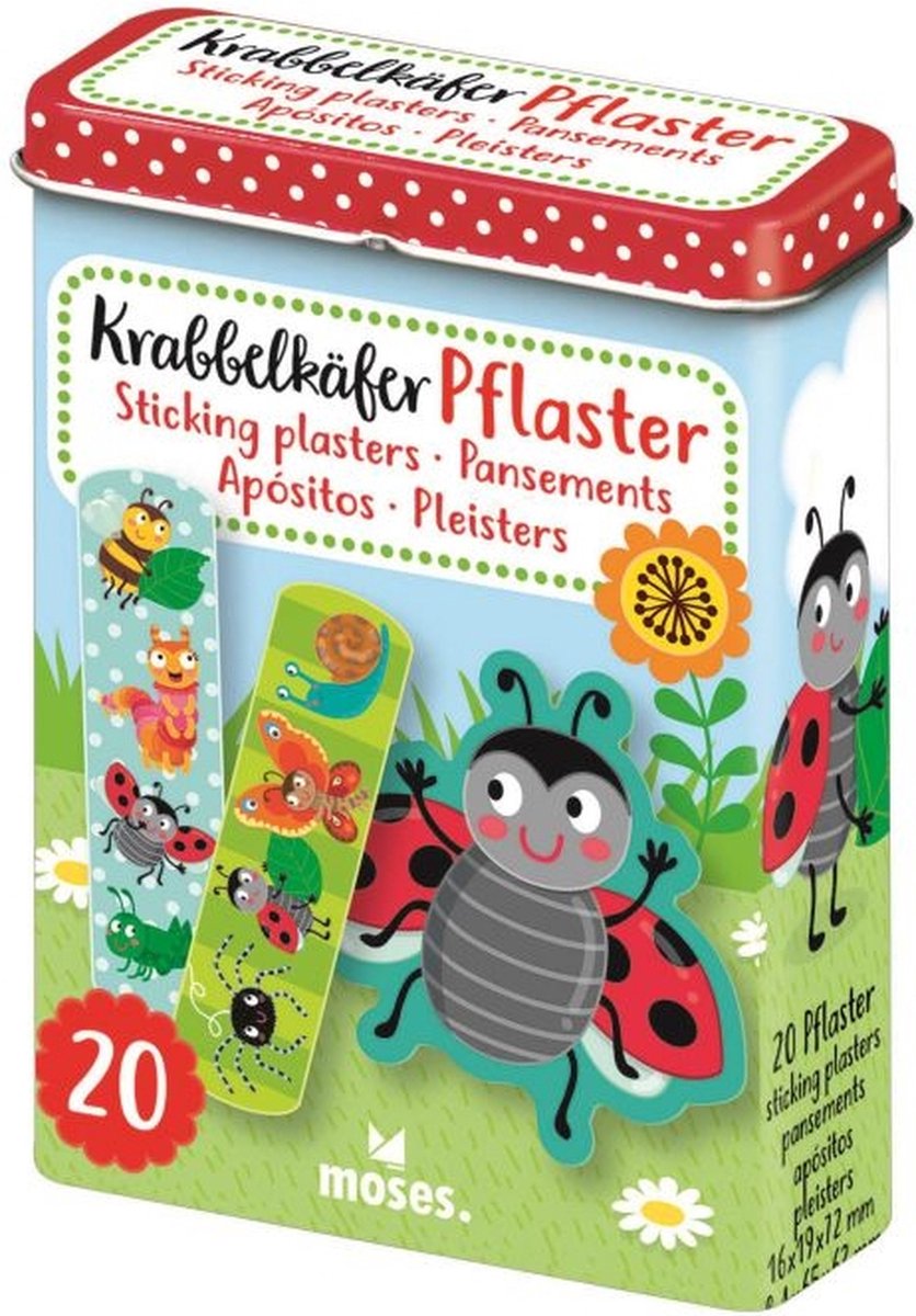 Goedkoopste Moses Krabbelkäfer Pleisters In Blik Groen 20 Stuks