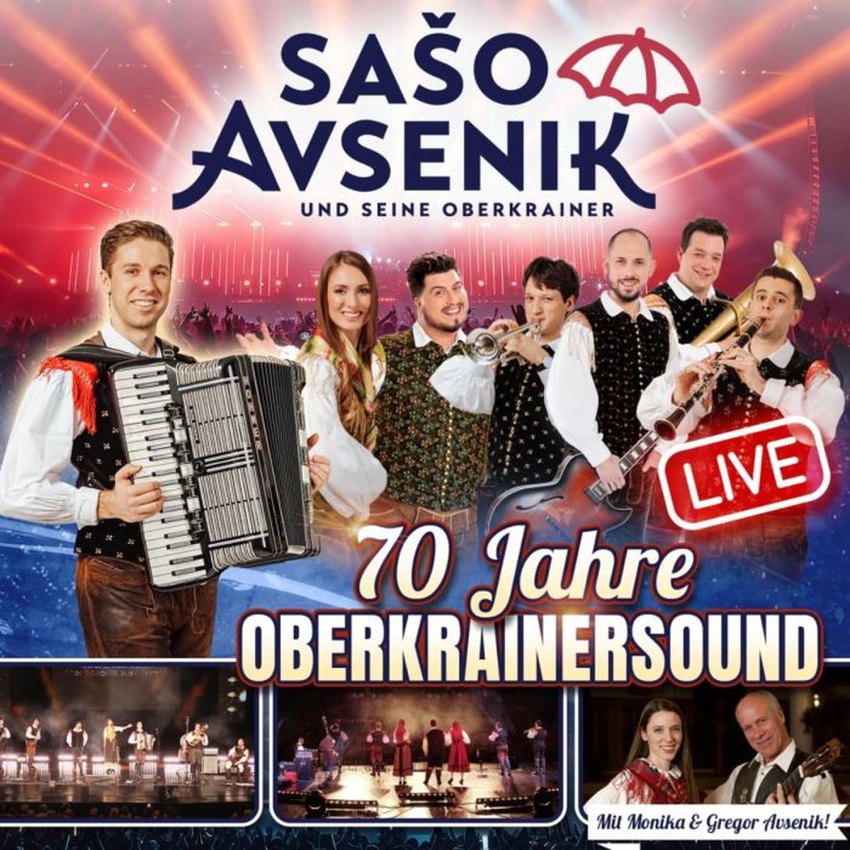 Saso Avsenik Und Seine Oberkrainer - 70 Jahre Oberkrainersound - Live (CD)