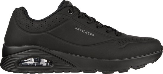 Skechers Uno - Stand On Air - Heren Sneakers - Zwart