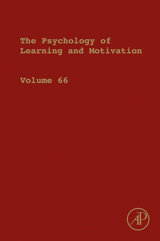 Psychology of Learning and Motivation 66 - Psychology of Lea ... - cover