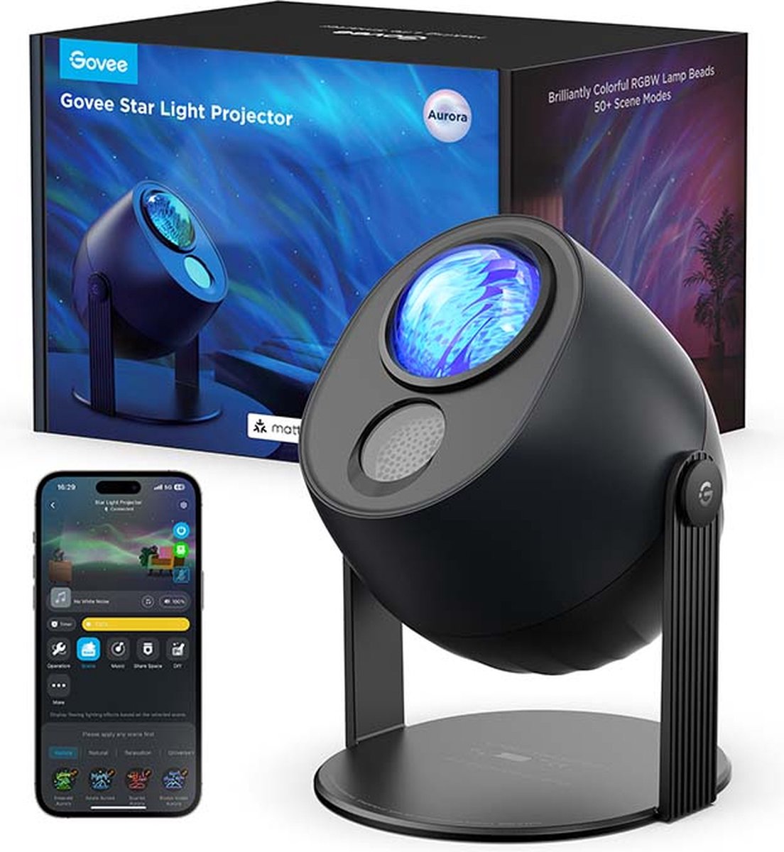 Govee Star Light Projector - 16 miljoen kleuren - Bol