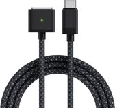 USB-C naar Magnetische 3 Oplaadkabel van MMOBIEL – 2m 140W Snel Opladen Kabel –– Adapterkabel voor MagSafe 3 Geschikt voor MacBook Air/Pro – Type C Veilige Snellaadkabel – Zwart