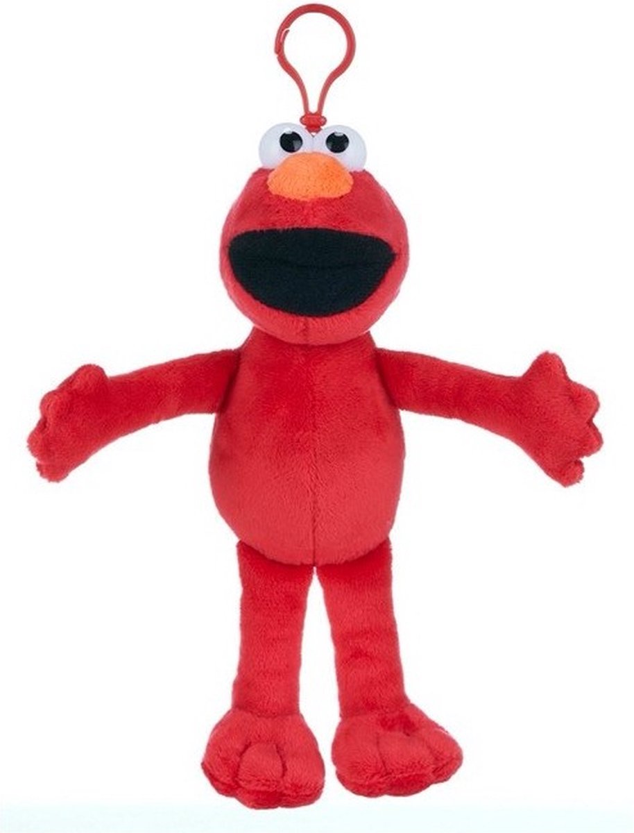 Sesamstraat  Elmo Bagclip  10 cm  Pluche  Sesame Street