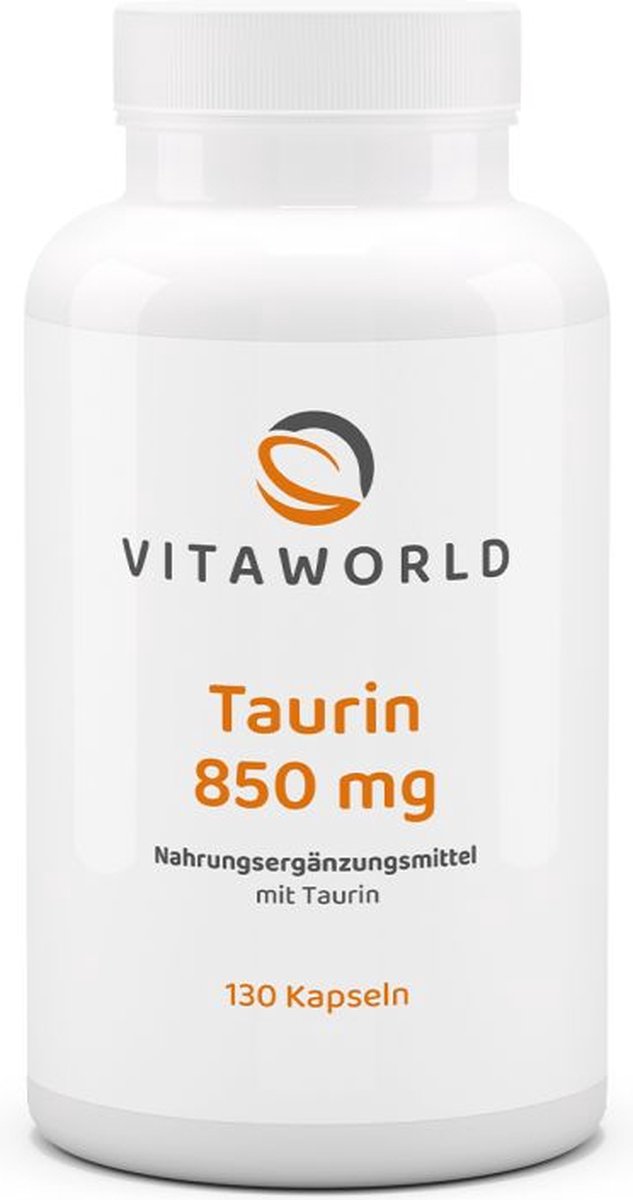 Vitaworld taurine 850mg 130 capsules