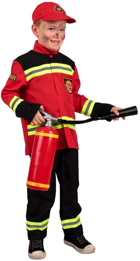 Brandweerpak Kind Daan - Maat 104