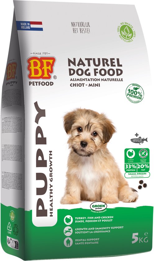 BF Petfood Small Breed Puppy Hondenvoer 5 kg