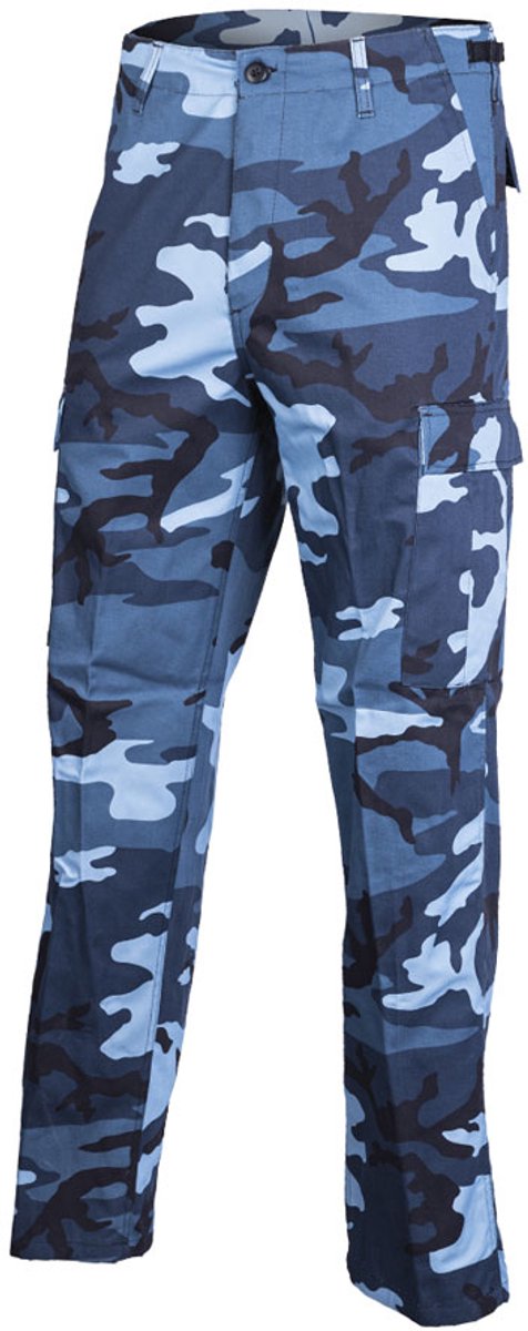 Mil-Tec BDU Cargo Pants Ranger Style Sky Camo