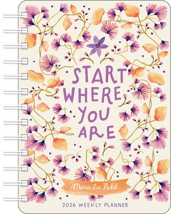 Meera Lee Patel 2026 Weekly Planner Calendar