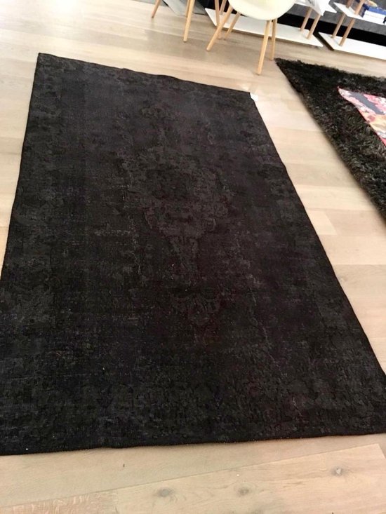 Uniek handgeknoopt Turks tapijt Adana zwart 266 x 157 cm | bol.com