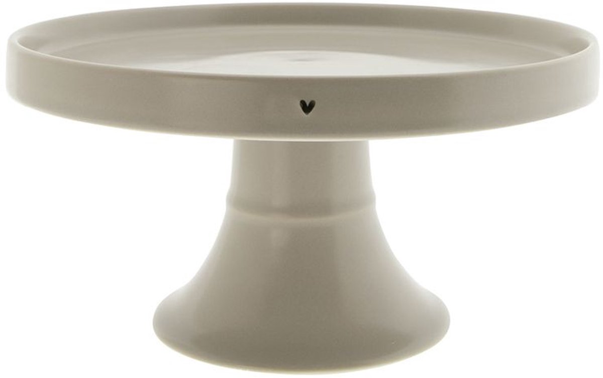 Bastion Collections - Servies - Cake standaard - mat titaan