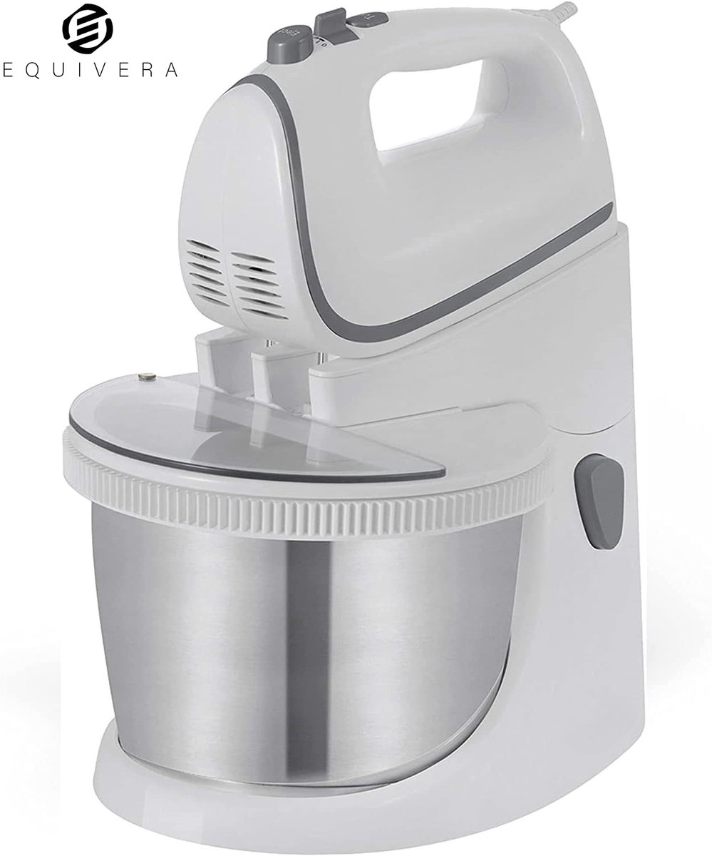 Equivera Deegmachine - Kneedmachine - Deegmixer - Keukenmixer - Keukenmachine