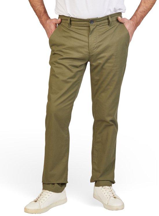 Pantalon chino Tom Tailor pour homme TT Chino SMU regular/right Olive Adultes