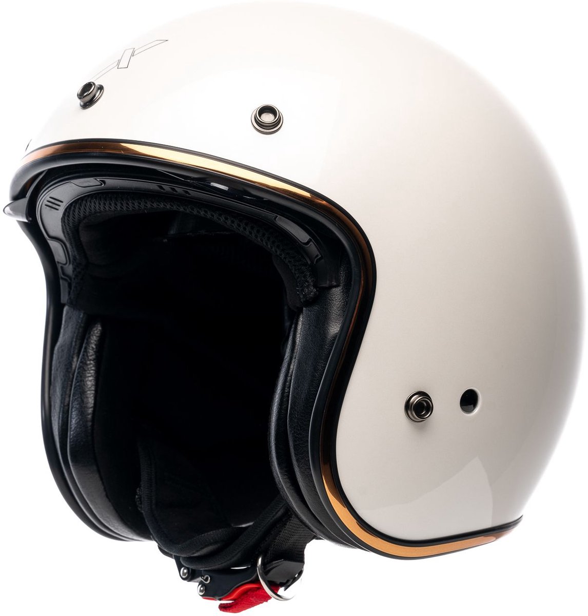 Motor Jet Helm ELEMENT EVO Wit Glanzend S van MOTOBLOUZ