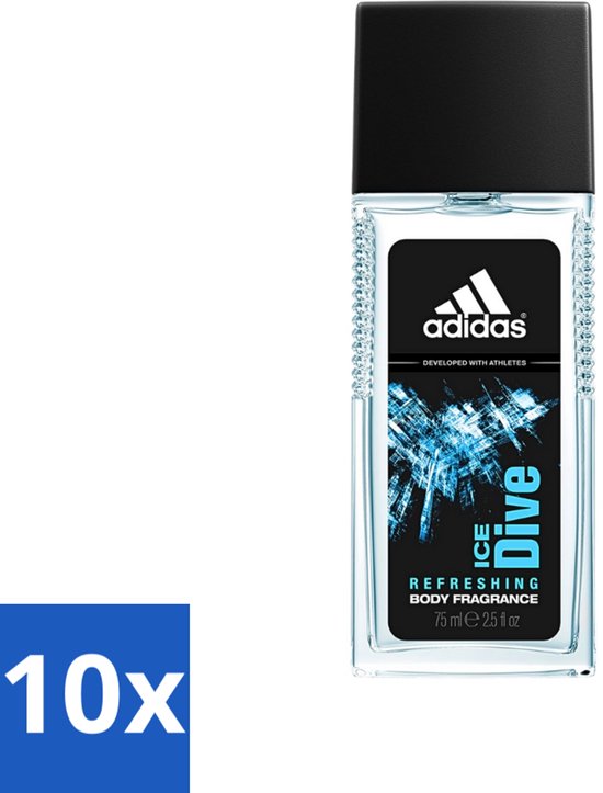 Adidas - Ice Dive - Body spray - Verfrissend - 75ml - Bulkverpakking - 10 stuks