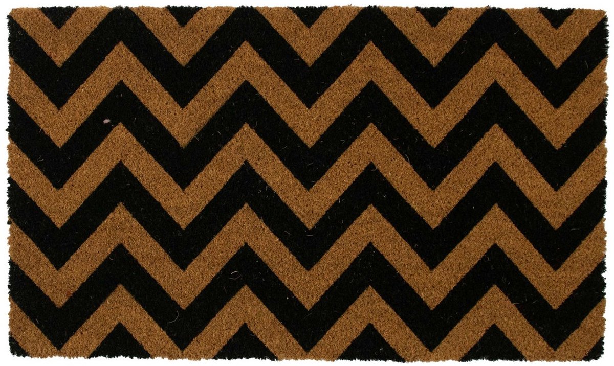 Deurmat Kokos zig zag 75cm
