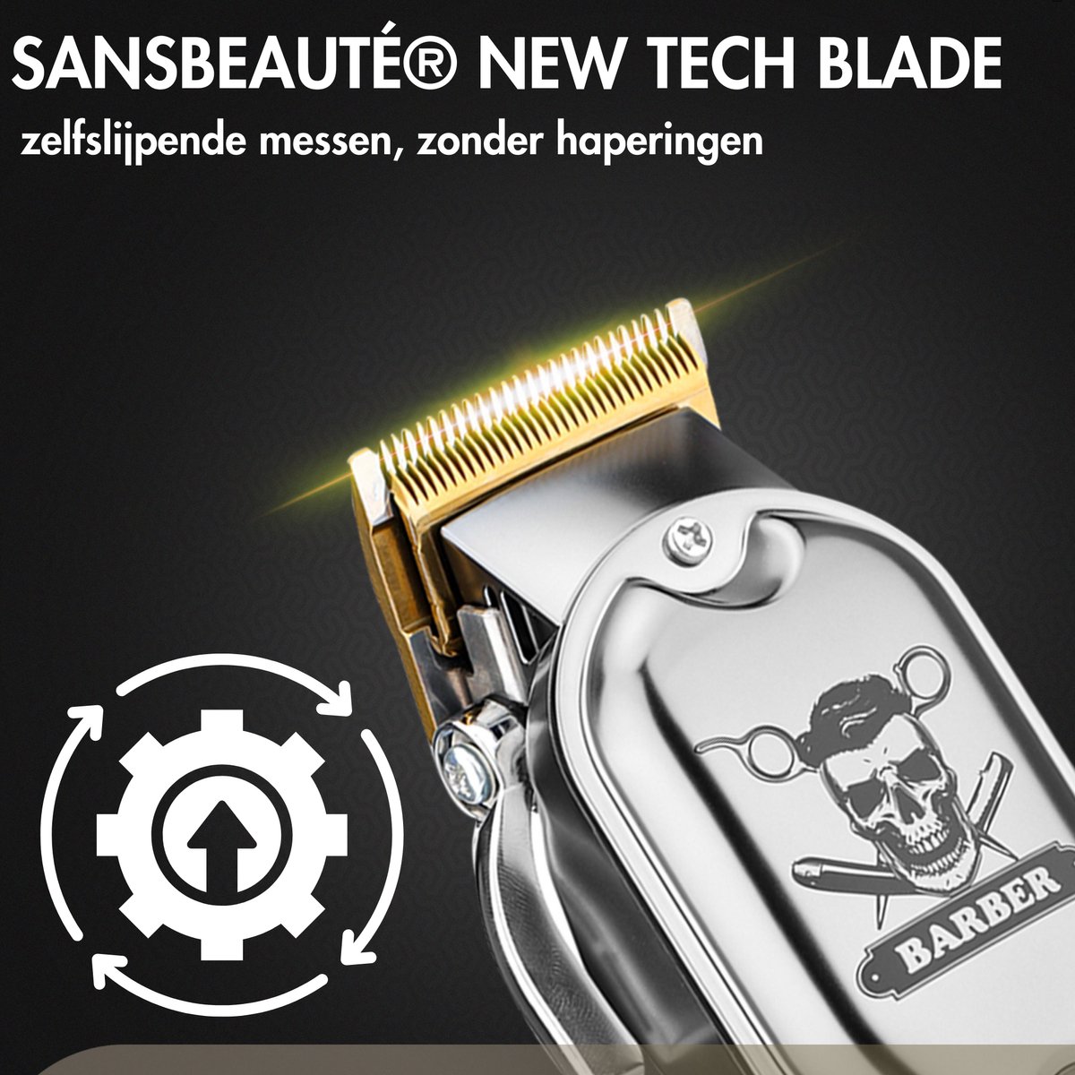 Sansbeauté Professionele Draadloze Tondeuse thumbnail 3