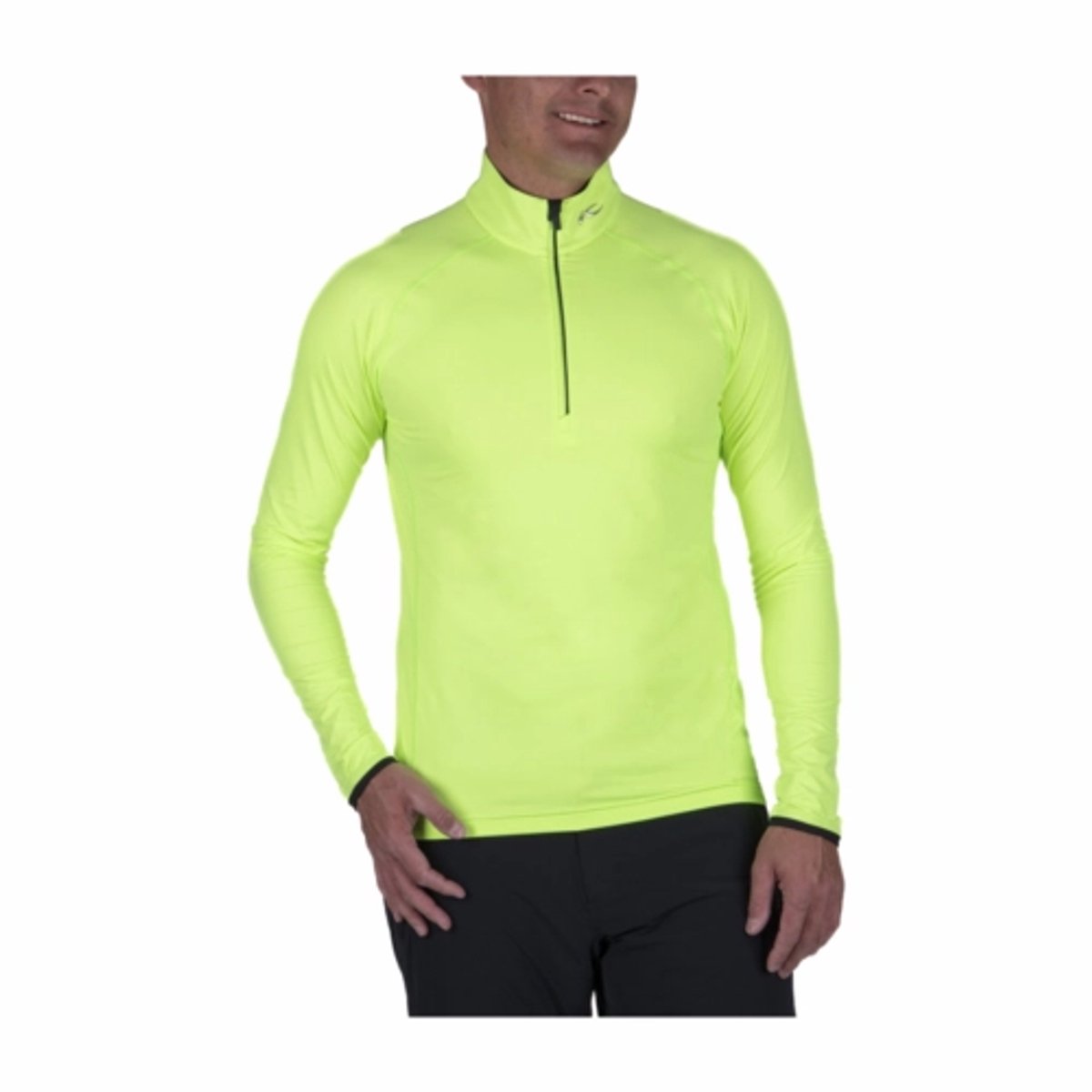Skipully KJUS Men Feel Midlayer Half-Zip Limelight Geel