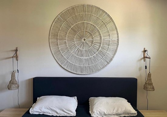 Macramé Wanddecoratie Groot 2 Stuks Boho Chic Voor Appartement Slaapkamer Woonkamer Galerij Kantoor