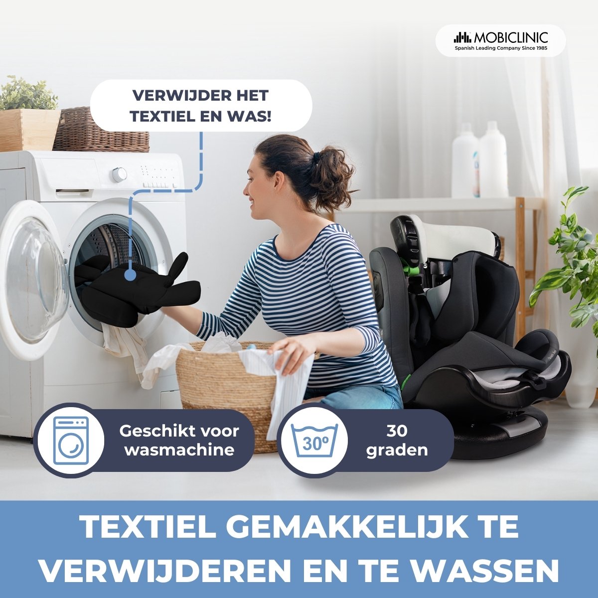 Mobiclinic Pandafix - 360° draaibare autostoel met Isofix thumbnail 6