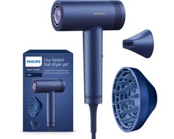 Philips 8000 Series Föhn – ThermoShield Advanced – Ionen‑technologie – Haardroger Met Diffuser – Blauw – BHD839/10
