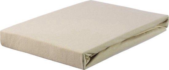 Homéé® Splittopper Hoeslaken Jersey Katoen - Zand - 180 x 200/210/220 10cm