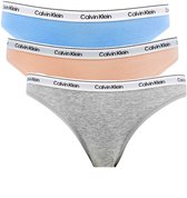 Bol.com Calvin Klein Bikini 3-Pack Dames Strings - Icon - Multi - Maat M aanbieding