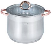 Bol.com Klausberg 7794 - soeppan met deksel - 10.7L - 26 cm - RVS - inductie - alle warmtebronnen aanbieding