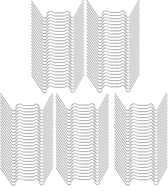 Foto: W draadklemmen voor glastuinen 125 stuks broeikasclips voor glas rvs w clips glasklemmen broeikas glasklemmen voor broeikasaccessoires broeikasbevestiging 1 2mm