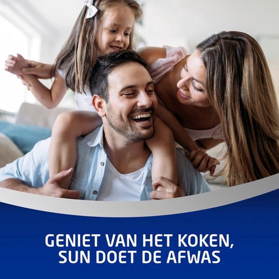 Sun - Cleaner pour machine - In-Wash - Nettoyant pour lave-vaisselle - 4 lavages - Pack économique - 6 pièces