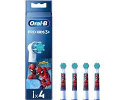 Oral-B Pro Kids Opzetborstels - Met Spider-Man - 4 Stuks
