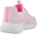 Zij-aanzicht van een roze Skechers Slip-ins sneaker met witte zool.