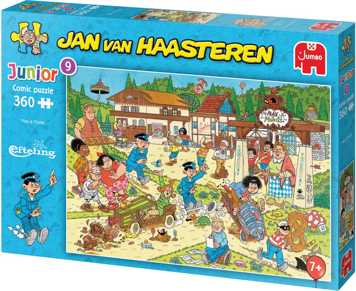 Jan van Haasteren Junior - Max & Moritz Efteling - 360 stukjes - Kinderpuzzel — afbeelding 3