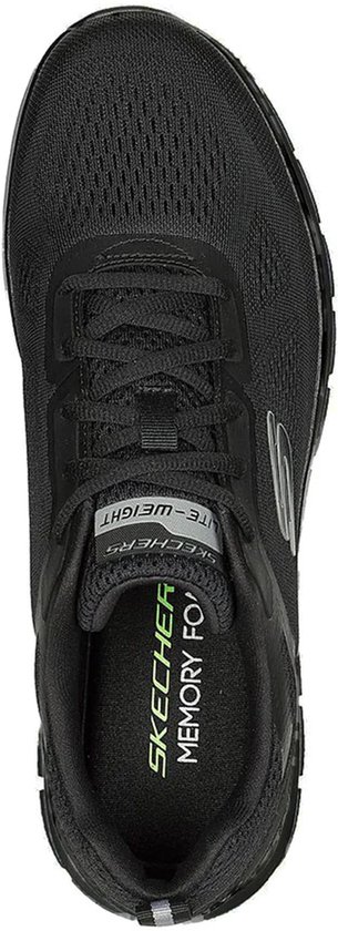Skechers Track-Broader 232698- BBK, Homme, Zwart, Baskets pour femmes, Chaussures de sport, taille: 46