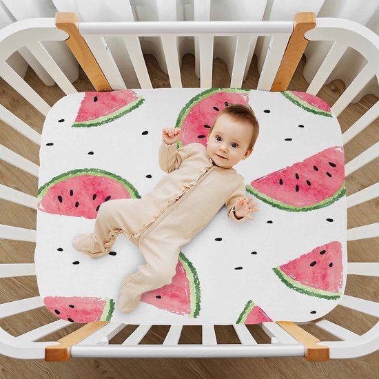 Bedrok Standaard Geplooide Wieg Bed Rok Voeg Witte Lakens toe voor Baby