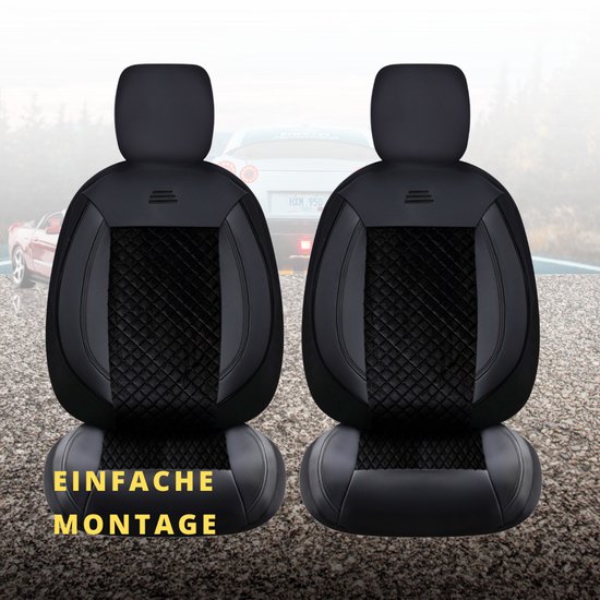 MOTOS Tappetini Auto In Velour Premium Per Chevrolet Aveo II T250 (2006-2011) - Set Nero, Antiscivolo, Spessore 10mm - 4