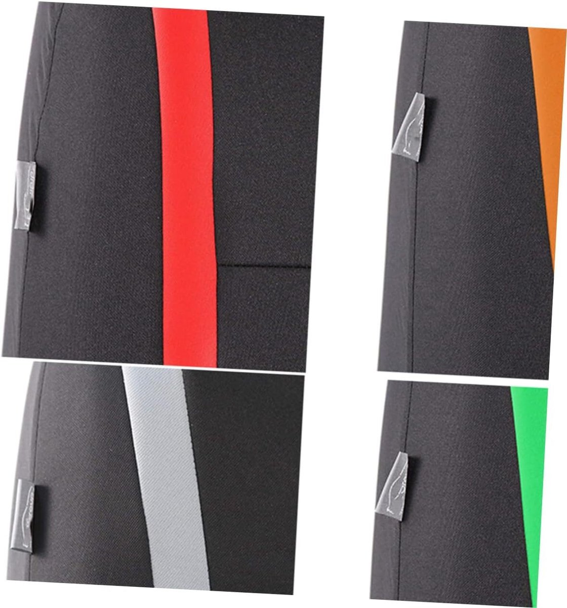 Joiride - Autostoelhoezen - Stoelhoes Auto - Autostoelhoezen voor Auto - Auto Stoelhoezen - Autostoelbeschermer - 9-Delig - Rood - CARFIT – foto 3