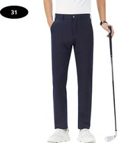 Bovista Golfbroek Heren - Golfkleding - Golfen - Golf Accessoires - Nette Pantalon - Blauw S - Maat 46