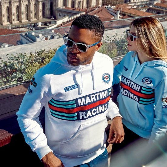 Sparco Hoodie Replica Martini Racing - Grijs - Maat XS van Sparco — afbeelding 5